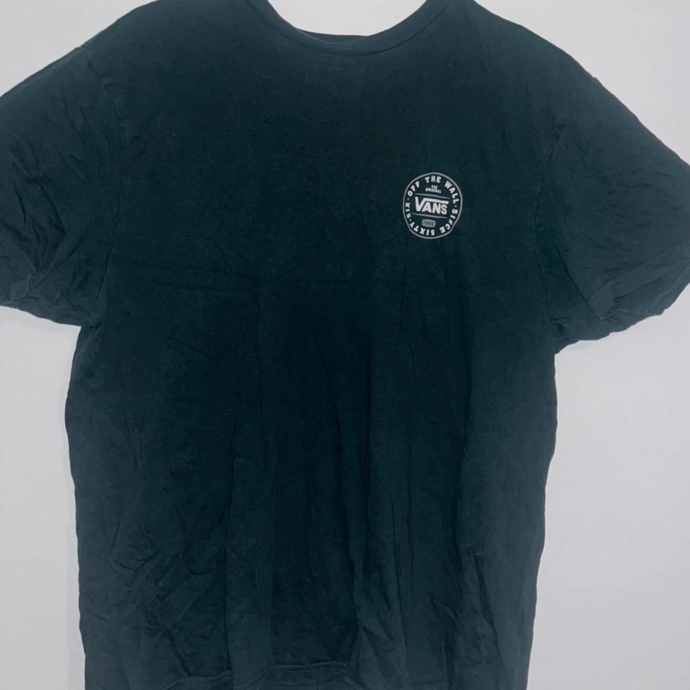 Vans Men's Tee with Logo in Black
